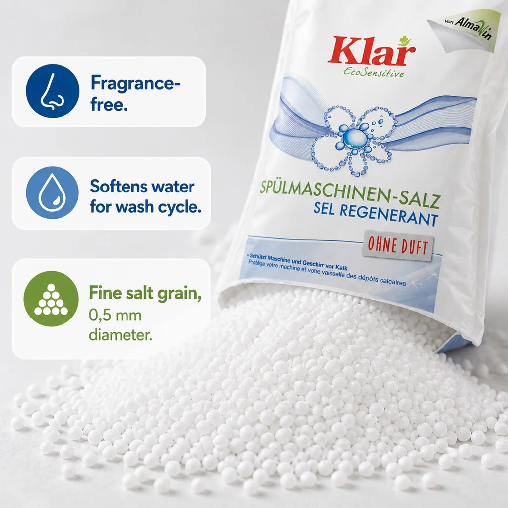 Dishwasher Salt 2kg, Dishwashing Salt, Dishwasher Salt Bag