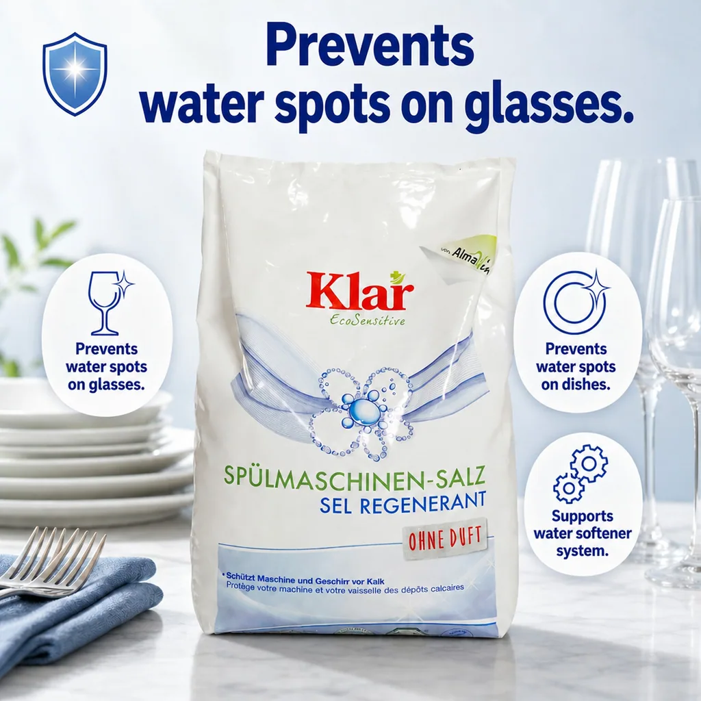Dishwasher Salt 2kg, Dishwashing Salt, Dishwasher Salt Bag