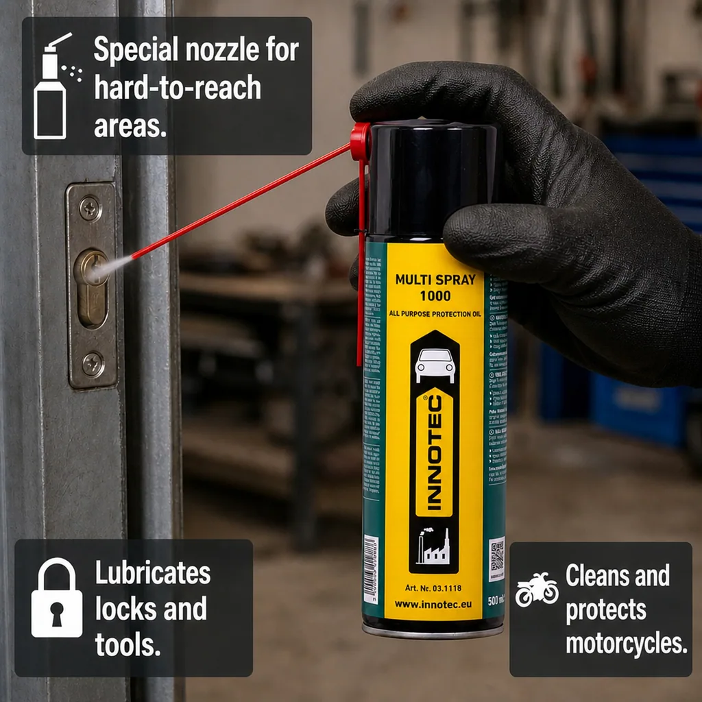 Multi-Purpose Lubricant 500 ml, Universal Oil, Penetrating Oil, Rust Remover