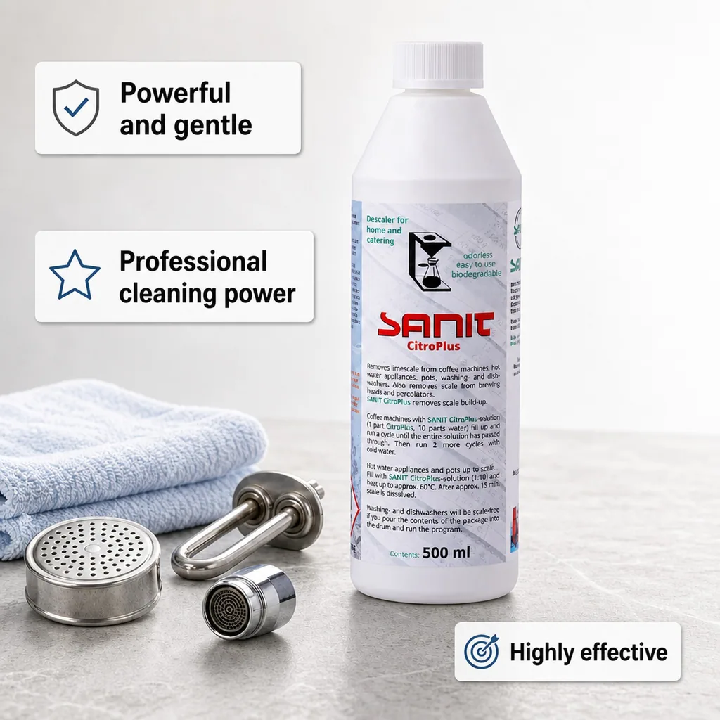 Citric Acid Cleaner, Lime Scale Remover, Citrus Cleaner, 500 ml, Calcium Remover