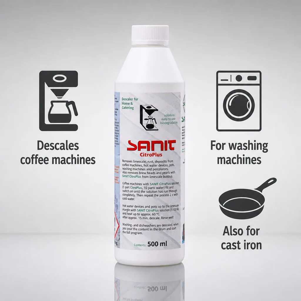 Citric Acid Cleaner, Lime Scale Remover, Citrus Cleaner, 500 ml, Calcium Remover