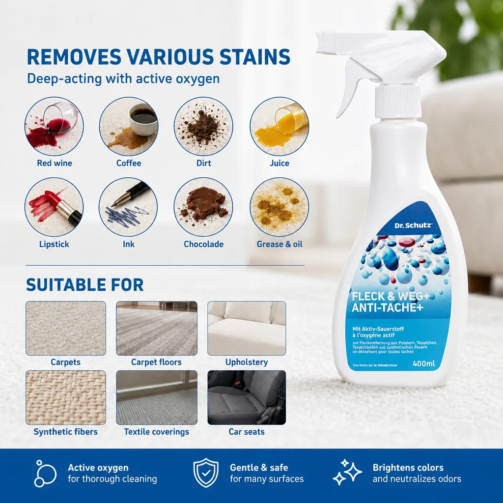 Stain Remover, Fleck & Weg+, Stain Remover Spray, 400ml