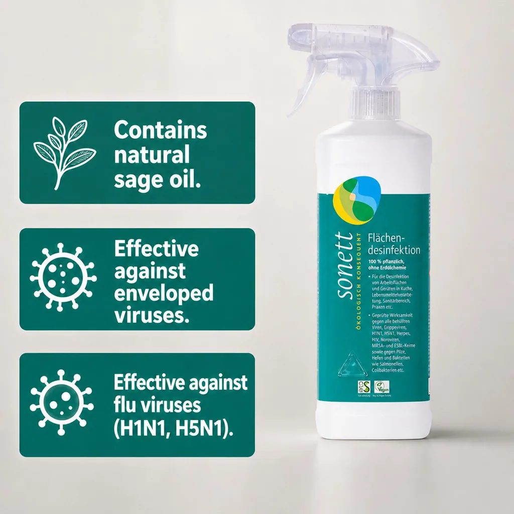 Surface Disinfectant, Disinfectant Spray, 500 ml Spray Bottle