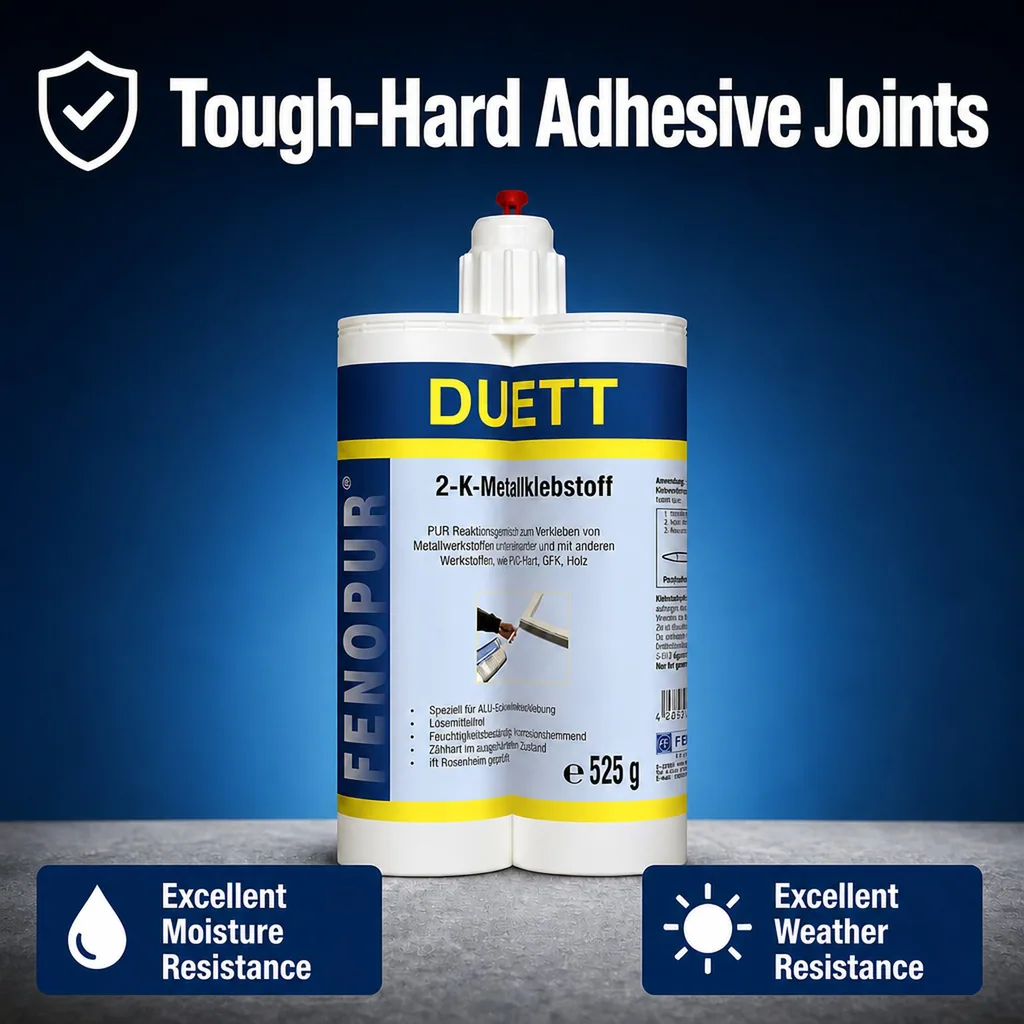 PU adhesive, 2-K PU adhesive, 525g black, polyurethane adhesive