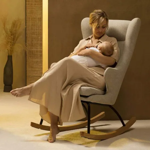 Quax rocking chair /Stillstuhl de Luxe Clay