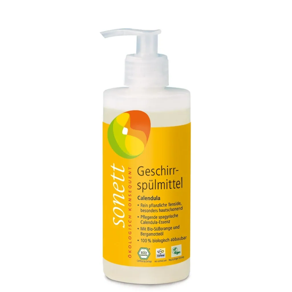 Dish Soap, Dishwashing Liquid, Natural Dish Soap, Gentle Calendula Dish Soap