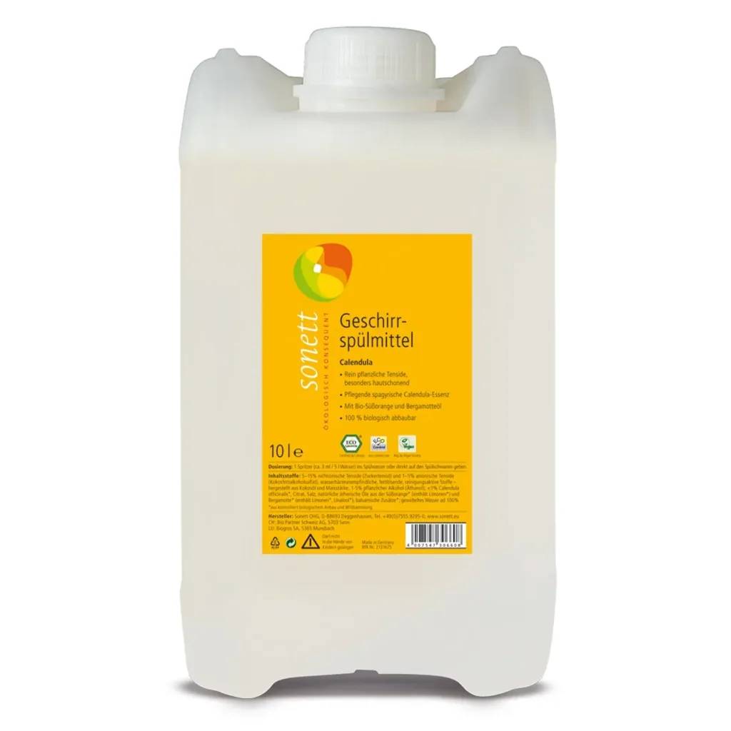 Dish Soap, Dishwashing Liquid, Natural Dish Soap, Gentle Calendula Dish Soap