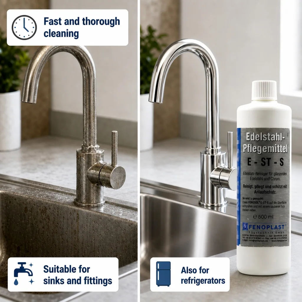 Stainless steel cleaner 500ml, stainless steel polish, metal cleaner