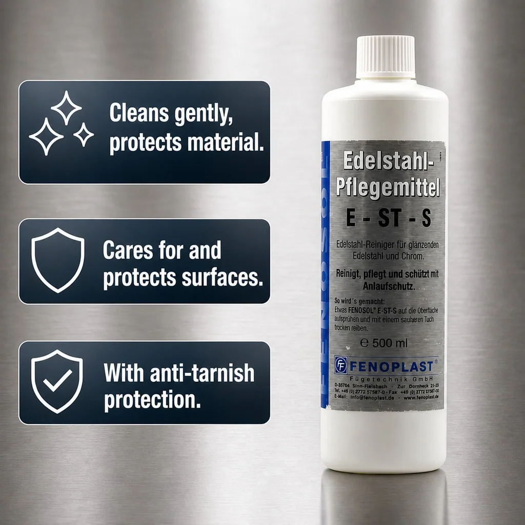 Stainless steel cleaner 500ml, stainless steel polish, metal cleaner