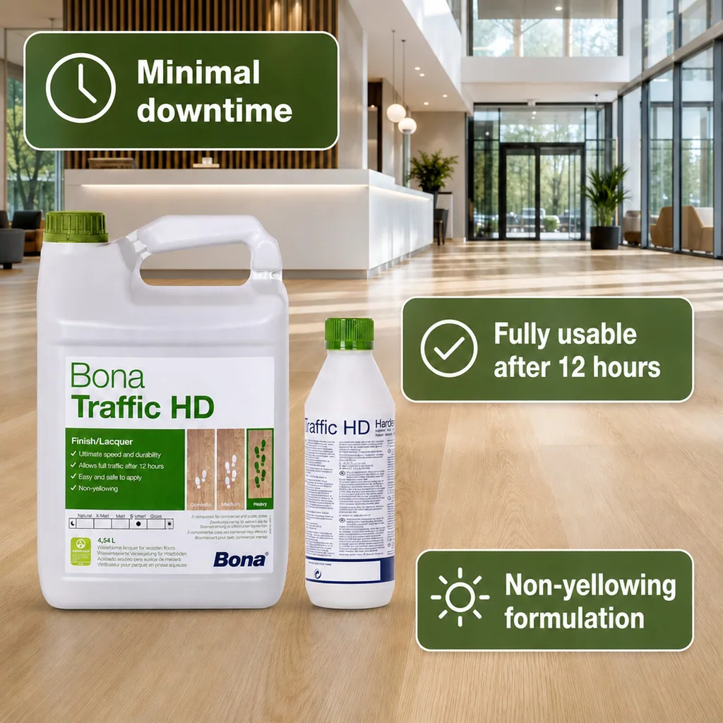 Wood Floor Finish, 2K, 4.95 Liter, Matte Floor Finish, Hardwood Floor Finish
