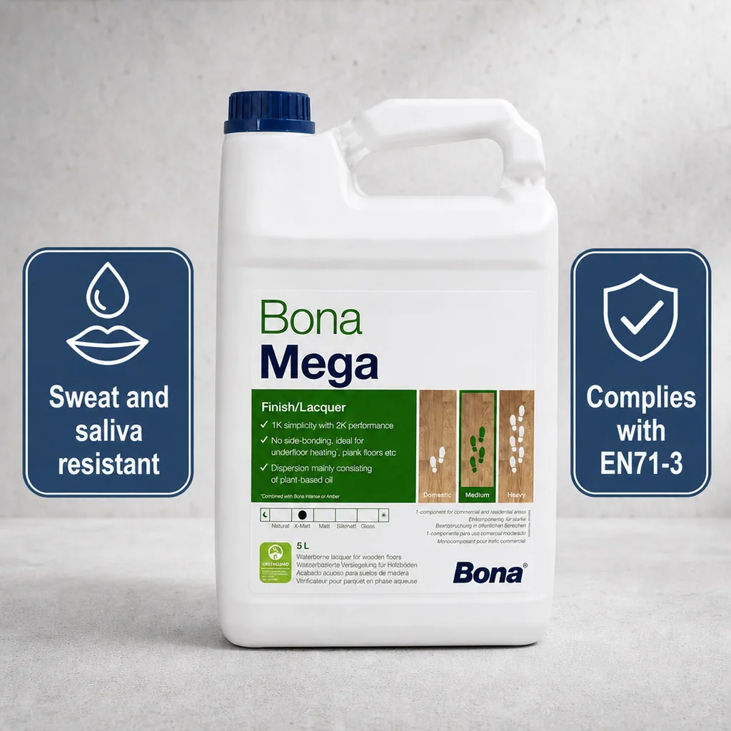 Parquet Lacquer 5 Liter, Extra Matte Floor Finish, Parquet Finish