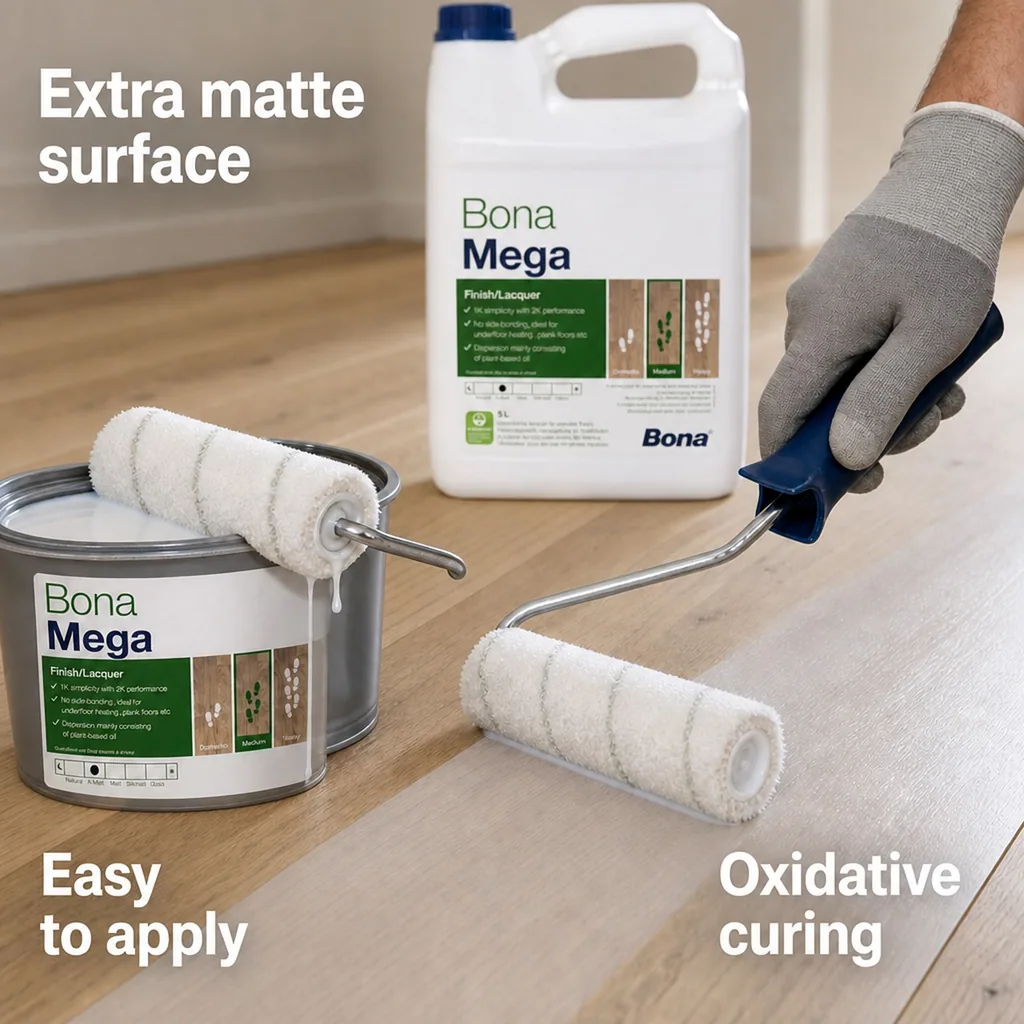 Parquet Lacquer 5 Liter, Extra Matte Floor Finish, Parquet Finish