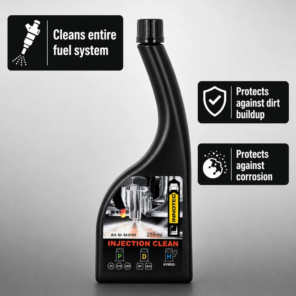 Fuel Injector Cleaner, Fuel System Cleaner, Fuel Additive, 250 ml