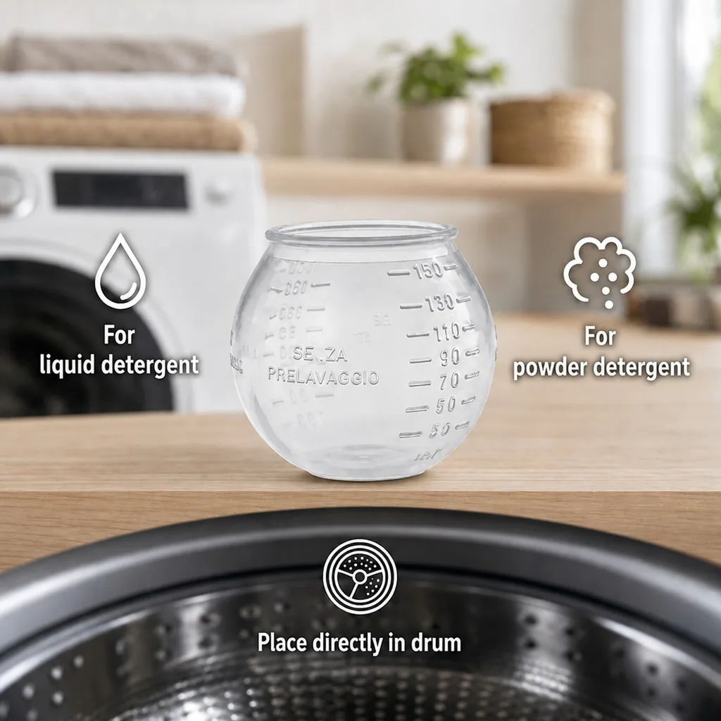 Laundry Detergent Dispenser 150 ml, Laundry Ball, Detergent Dispenser