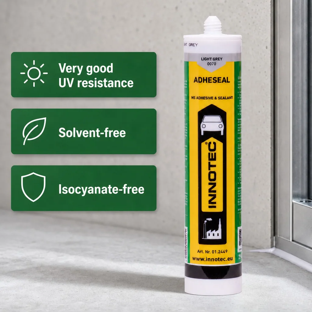 Adhesive Sealant, 290 ml, gray, Adhesive