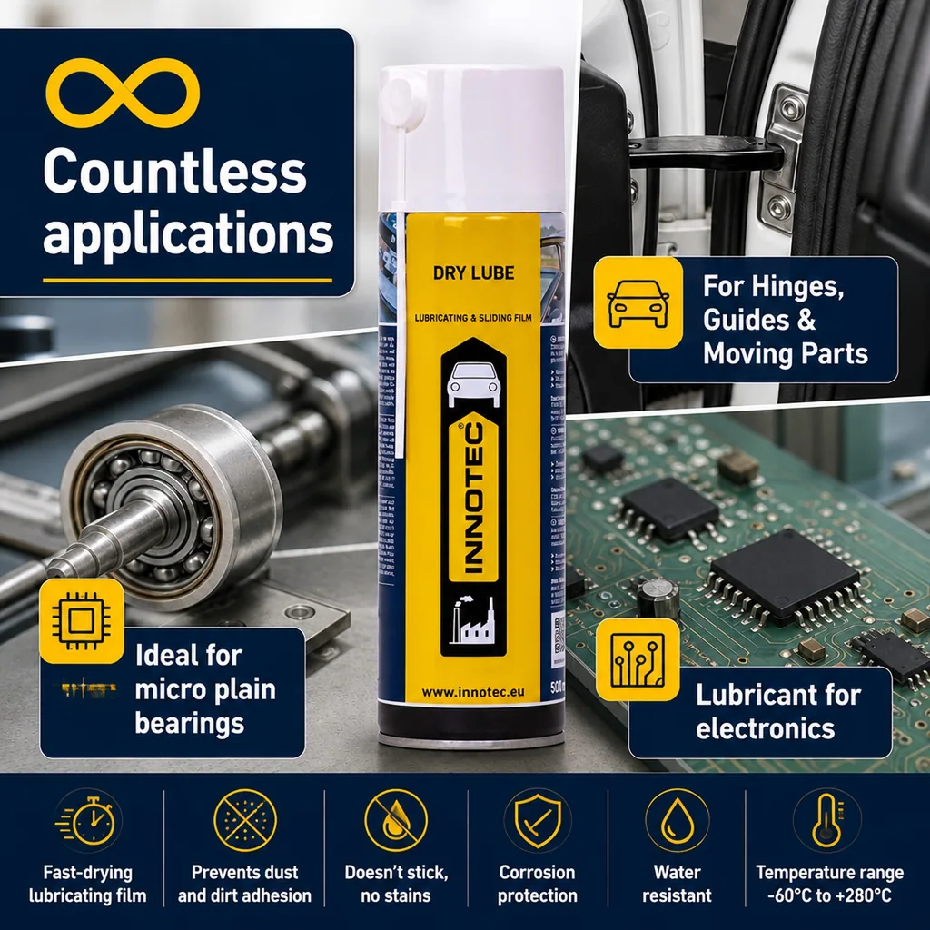 Dry Lube 500 ml, Dry Lubricant, Teflon Lubricant