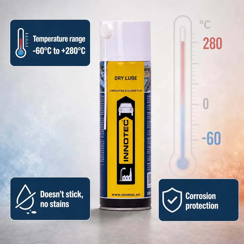 Dry Lube 500 ml, Dry Lubricant, Teflon Lubricant