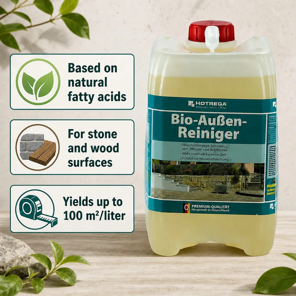 Outdoor Cleaner Concentrate 5 Liter, Bio Outdoor Cleaner, Exterior Cleaner
