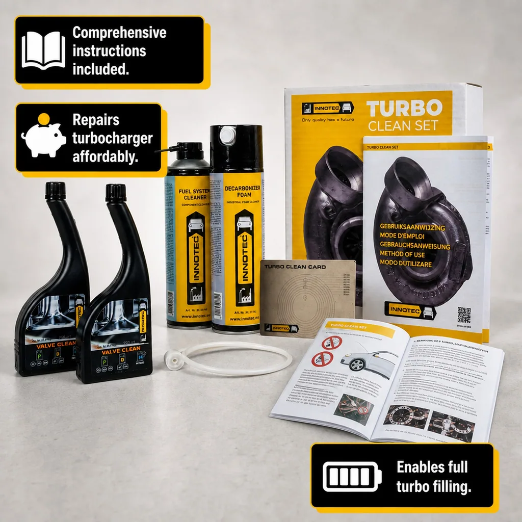 Turbo Cleaner, Turbo Cleaning Kit, Turbo Clean Set for 2 Vehicles