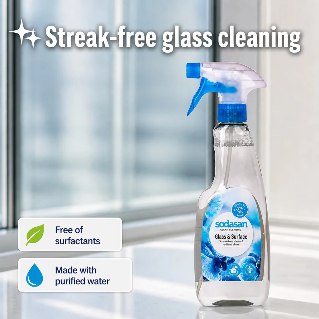Glass Cleaner, Surface Cleaner, Window Cleaner, 500ml Glass Spray