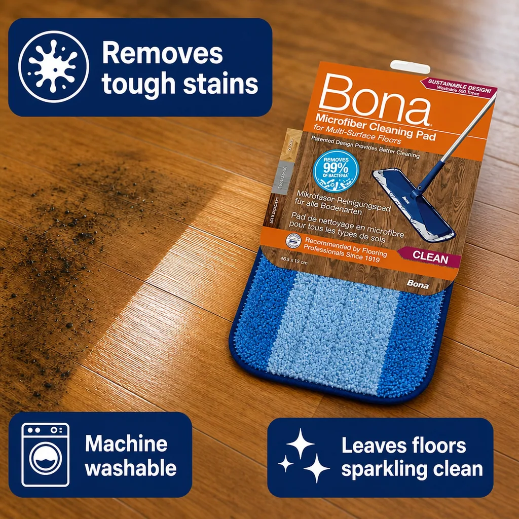 Microfiber Cleaning Pad, Floor Cleaning Pad, Reusable Cleaning Pad