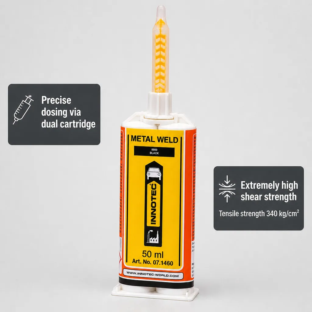 Metal Epoxy, Metal Adhesive, 2K Metal Epoxy, Metal Weld 50 ml, metal epoxy
