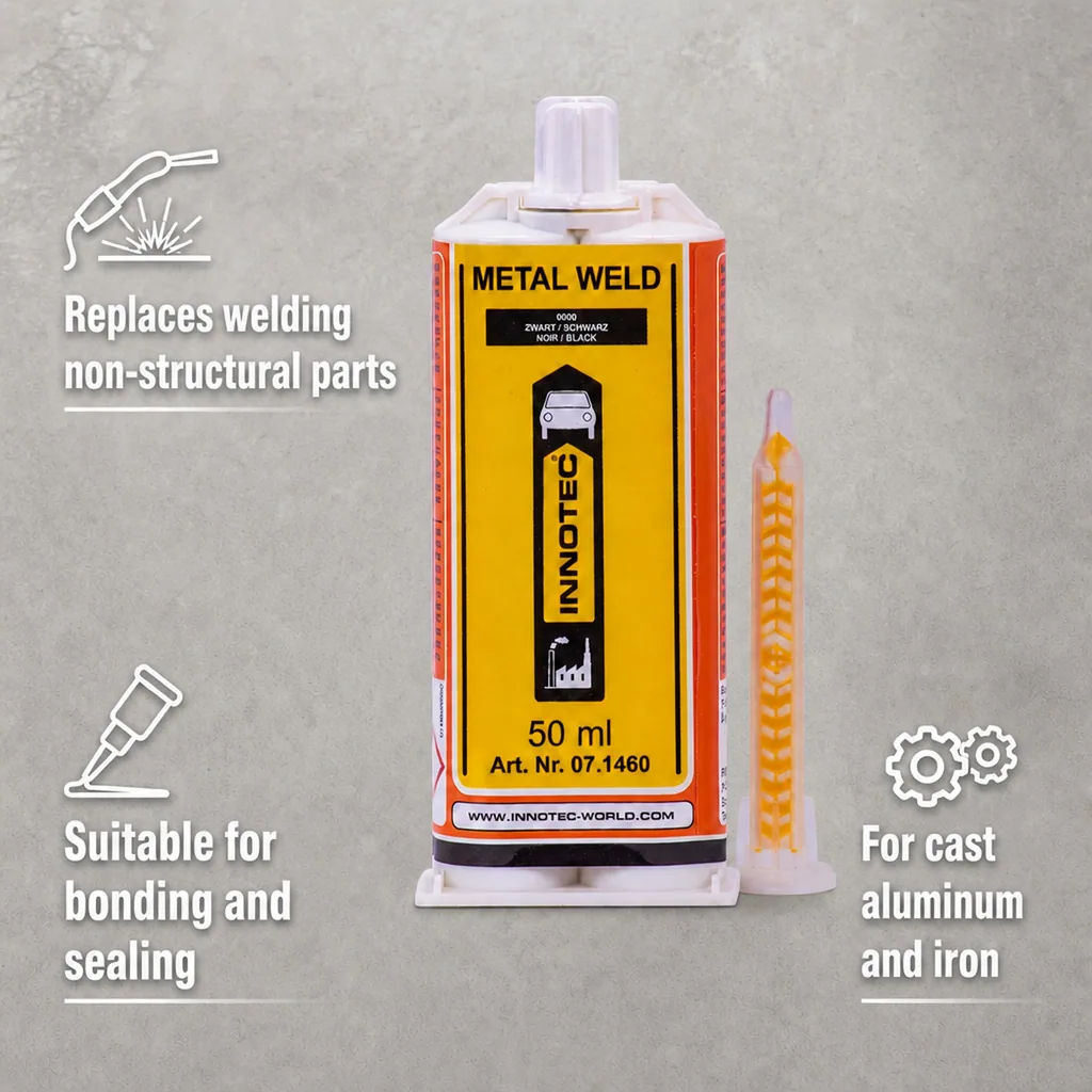 Metal Epoxy, Metal Adhesive, 2K Metal Epoxy, Metal Weld 50 ml, metal epoxy