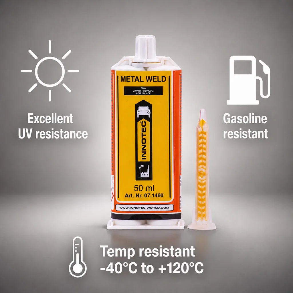Metal Epoxy, Metal Adhesive, 2K Metal Epoxy, Metal Weld 50 ml, metal epoxy