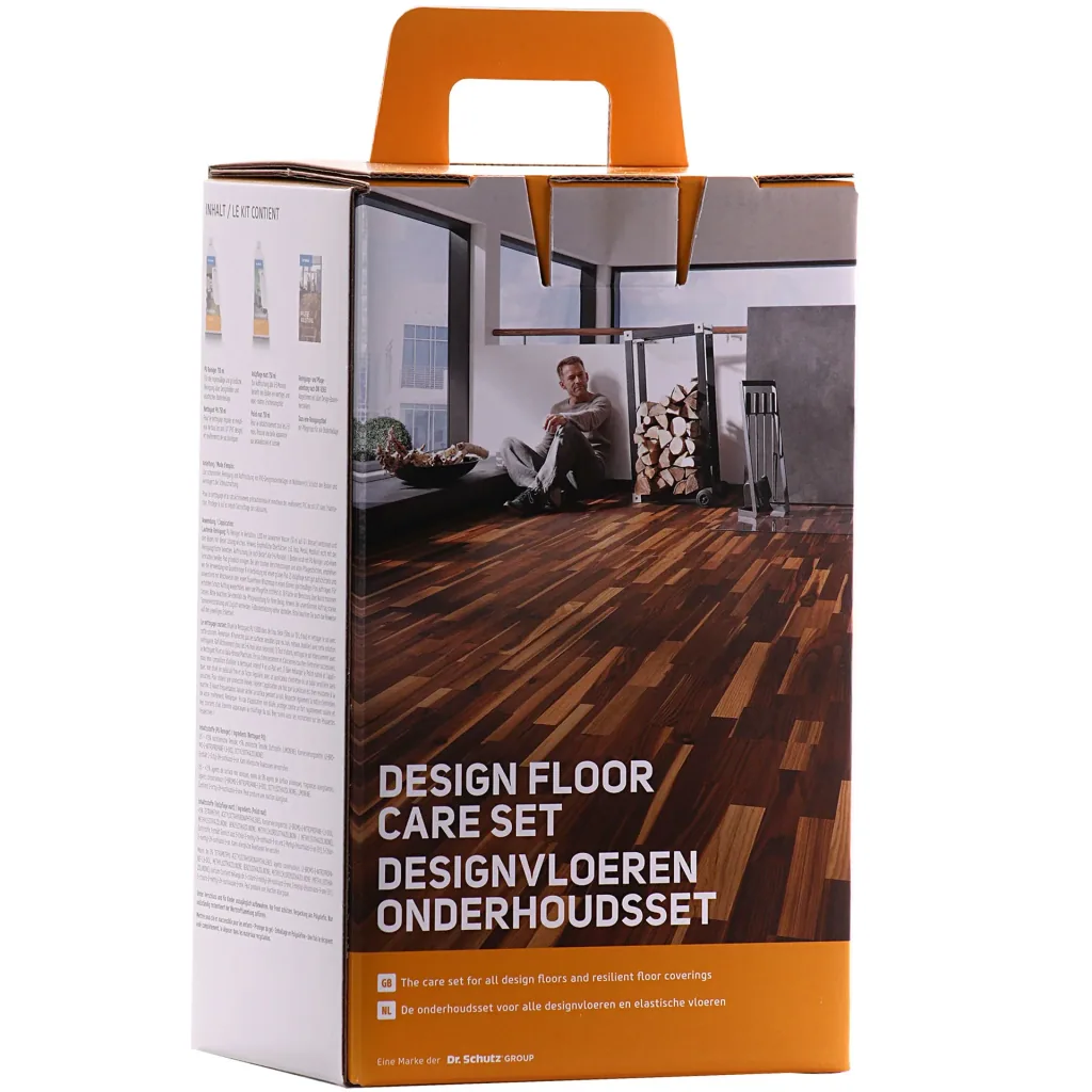 Vinyl Floor Cleaner, PVC Floor Cleaner, Design Floor Cleaner, 4-Piece Set