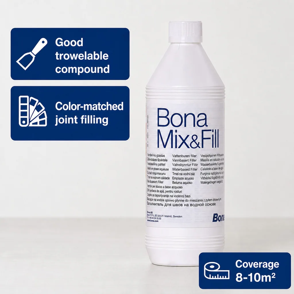 Wood Filler 1 Liter, Water Based, Wood Gap Filler