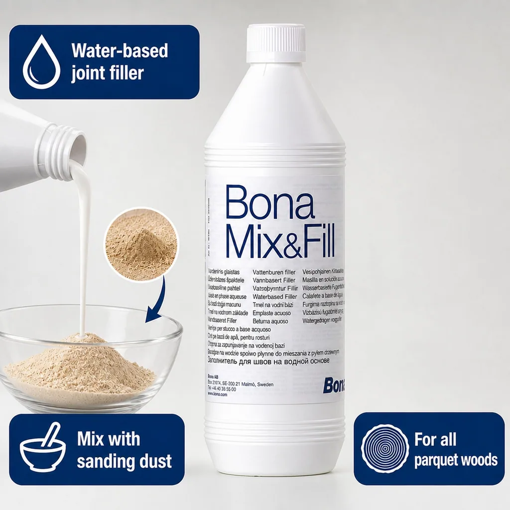 Wood Filler 1 Liter, Water Based, Wood Gap Filler