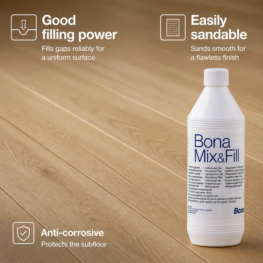 Wood Filler 1 Liter, Water Based, Wood Gap Filler