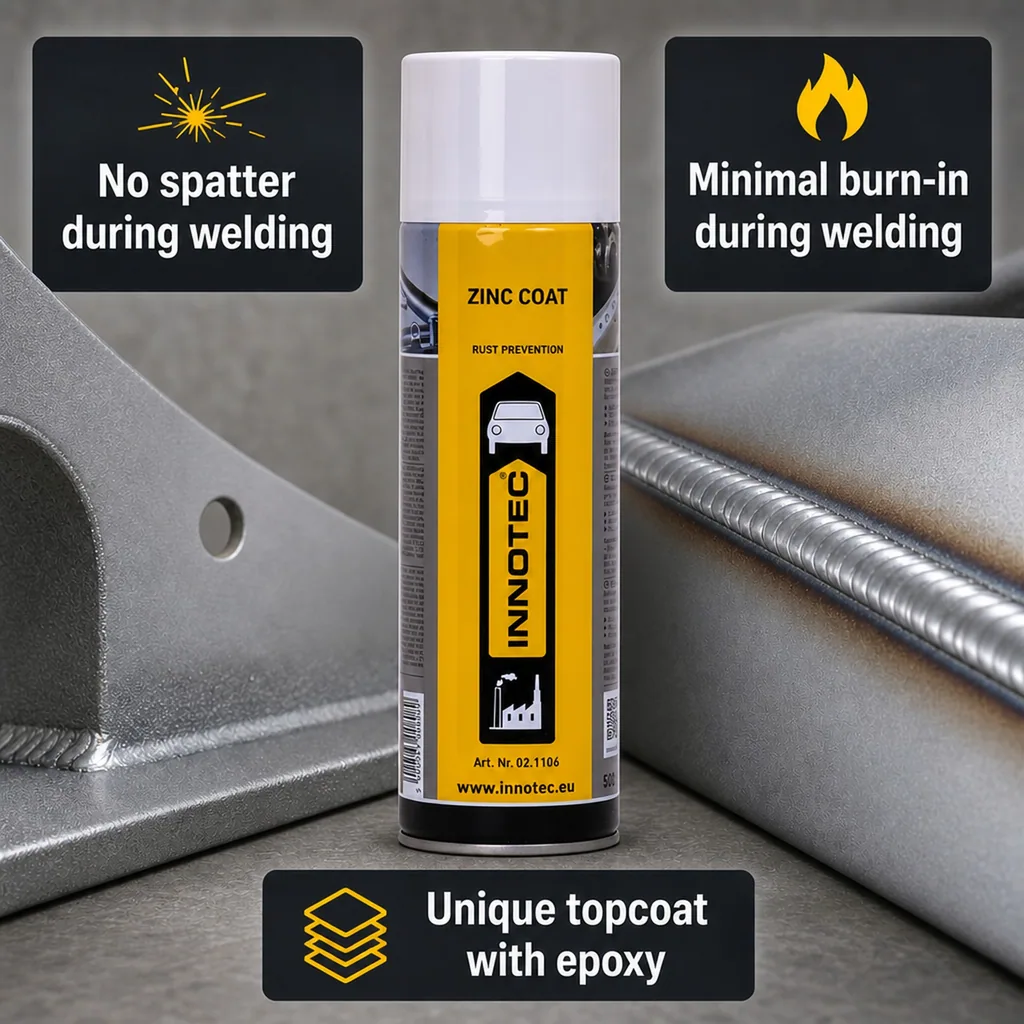 Zinc Coating Spray, Zinc Spray, Cold Galvanizing Spray, 500 ml
