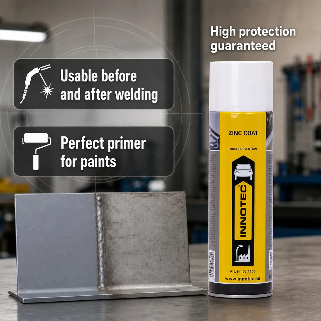 Zinc Coating Spray, Zinc Spray, Cold Galvanizing Spray, 500 ml