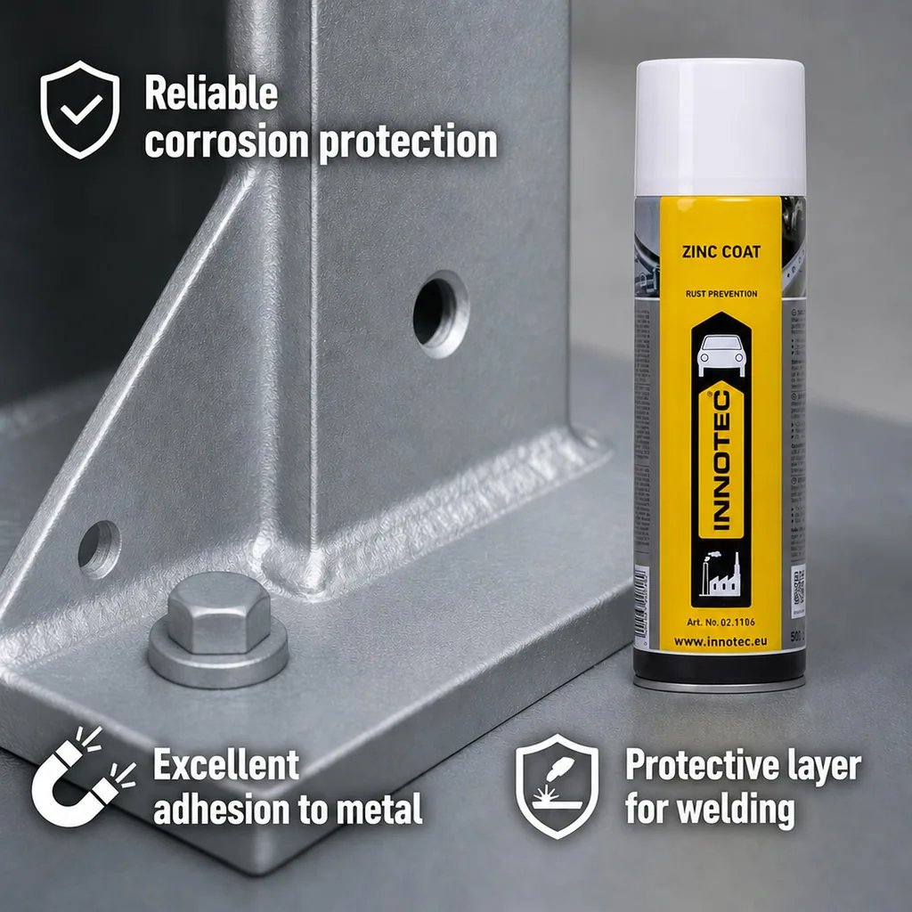 Zinc Coating Spray, Zinc Spray, Cold Galvanizing Spray, 500 ml