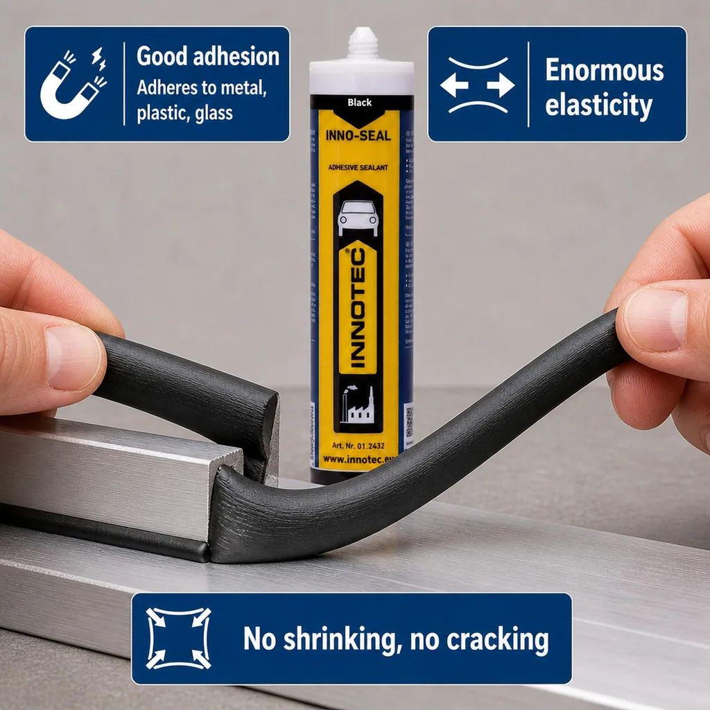 Sealant, black sealant, 290ml, black adhesive, construction sealant