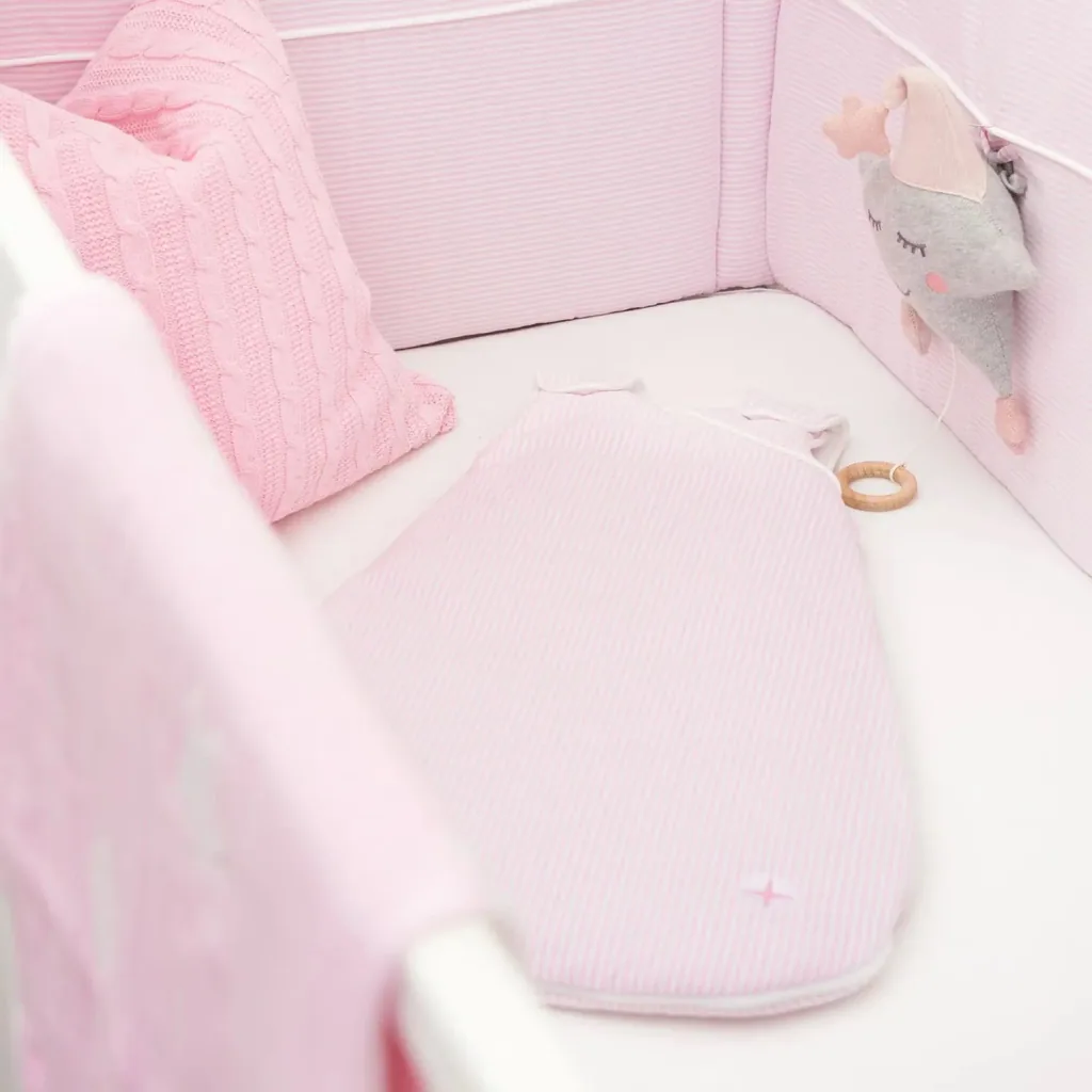 Nordic Coast baby sleeping bag pink 60 cm
