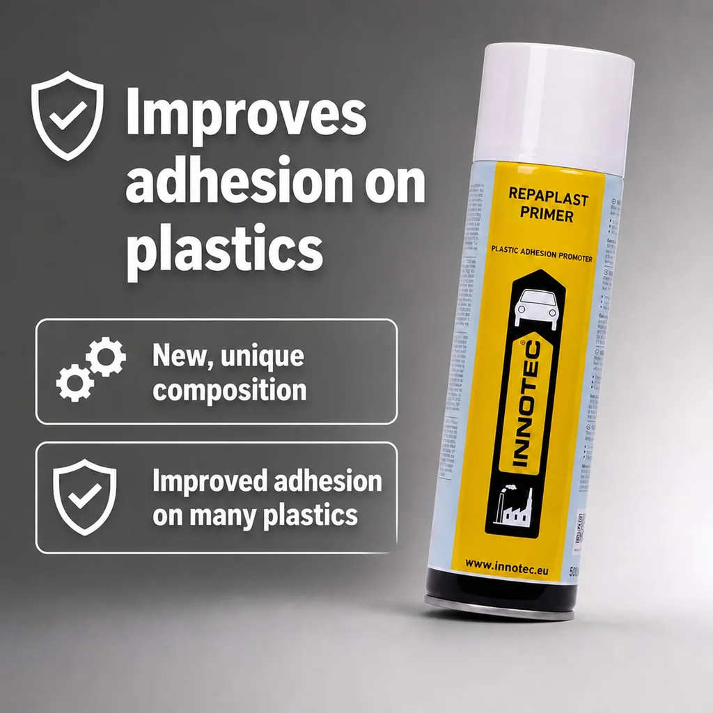 Plastic Primer, 500 ml, Spray Primer, Adhesion Promoter, NF Primer