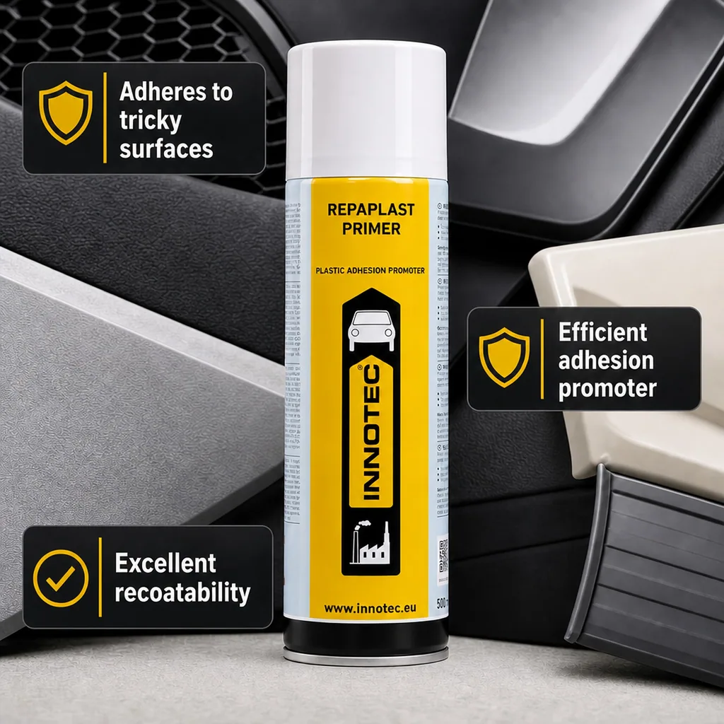 Plastic Primer, 500 ml, Spray Primer, Adhesion Promoter, NF Primer