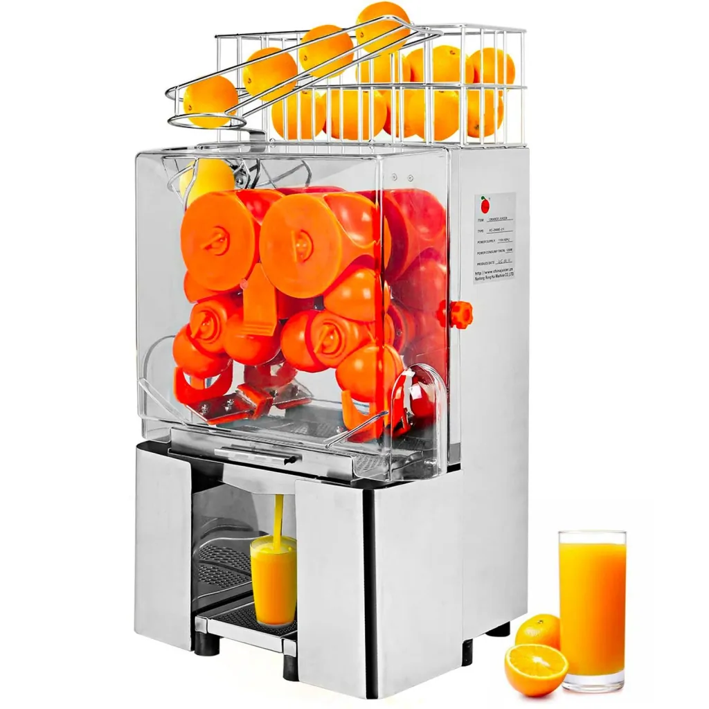 Orange juice machine, citrus juicer - 120W, commercial, stainless steel