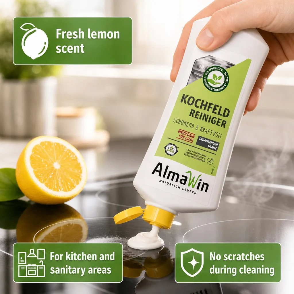 Glass Cooktop Cleaner, 250 ml, Lemon Fresh Cleaner