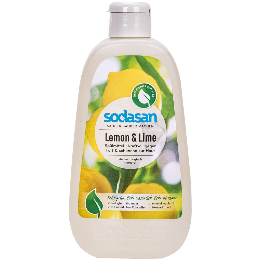 Dish Soap, Lemon Hand Dishwashing Liquid, Natural Eco Friendly Dish Soap