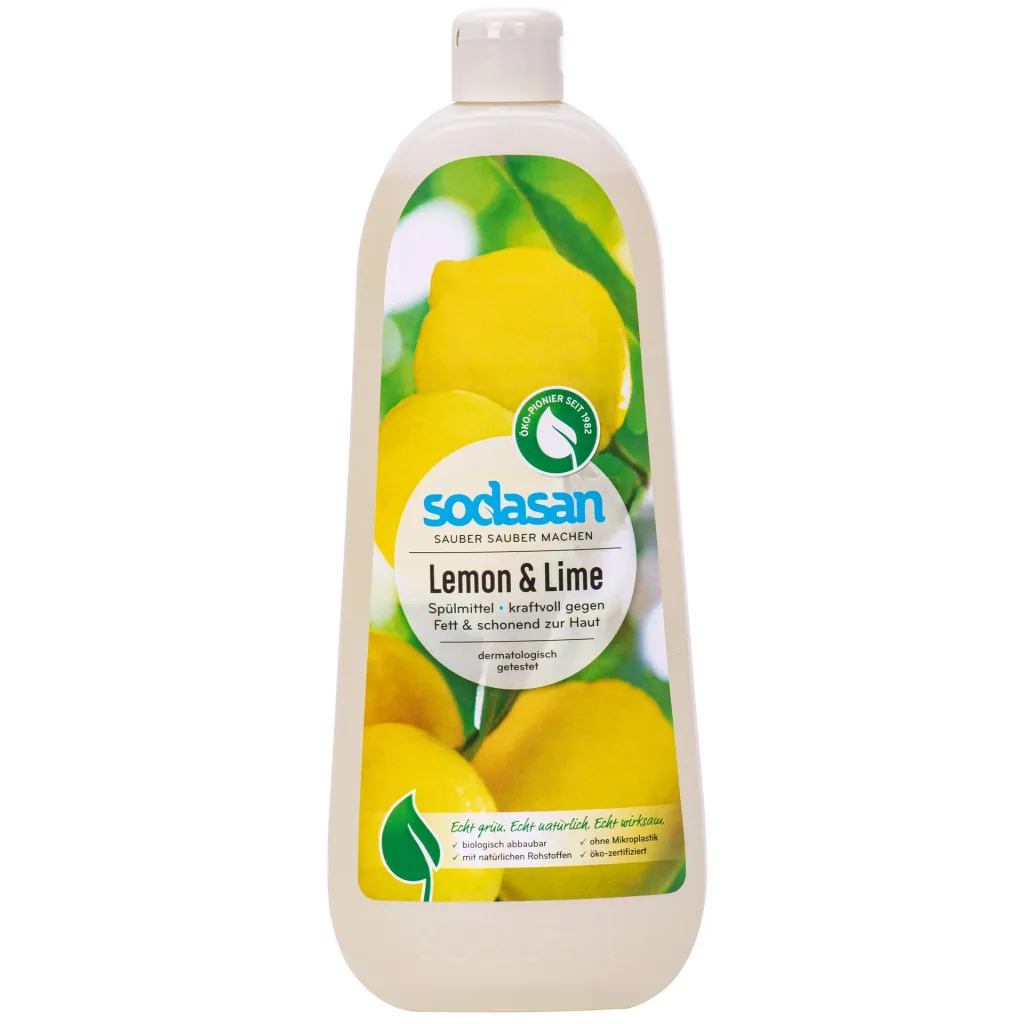 Dish Soap, Lemon Hand Dishwashing Liquid, Natural Eco Friendly Dish Soap