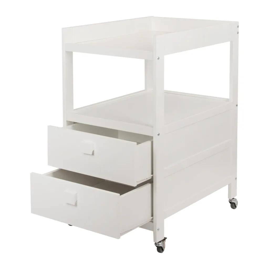 Quax changing table - with 2 drawers white