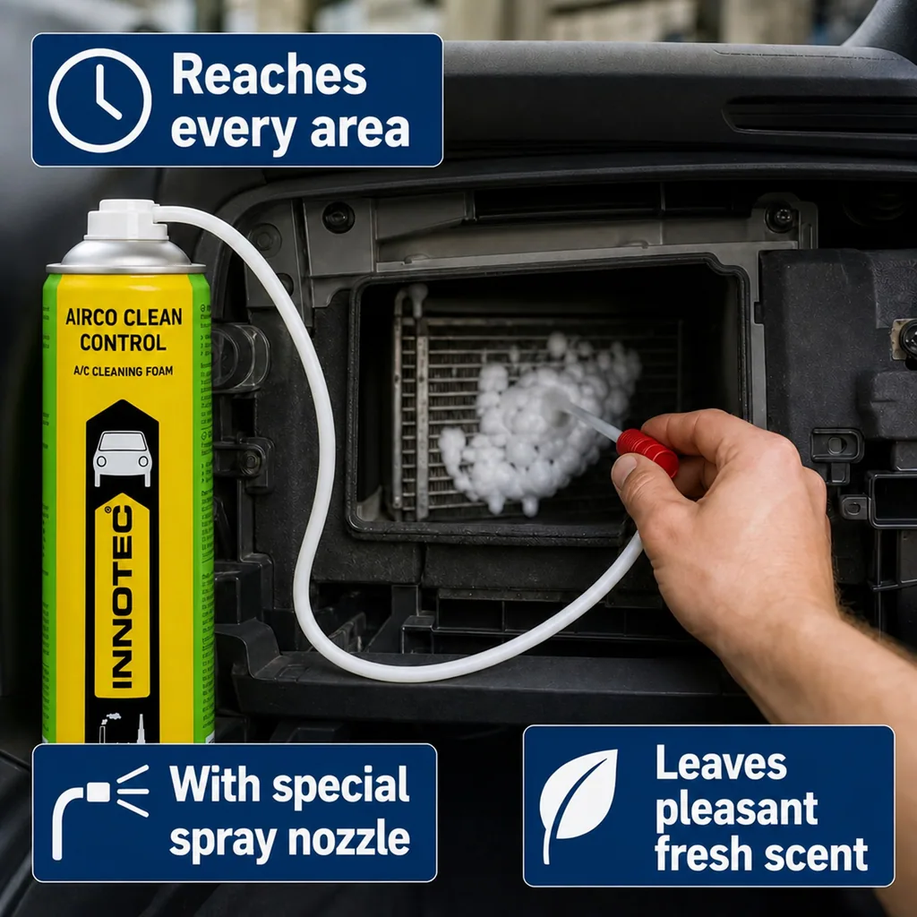AC Cleaner, Air Conditioner Cleaner, Car AC Cleaner, 250 ml, Aircon Cleaner with Schlauch