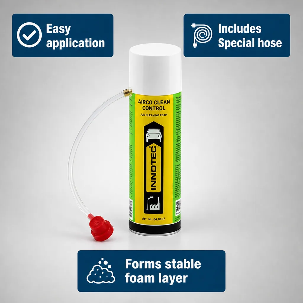 AC Cleaner, Air Conditioner Cleaner, Car AC Cleaner, 250 ml, Aircon Cleaner with Schlauch