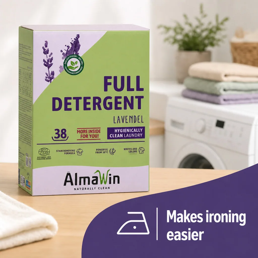Laundry detergent 2kg, Washing powder, Natural laundry detergent
