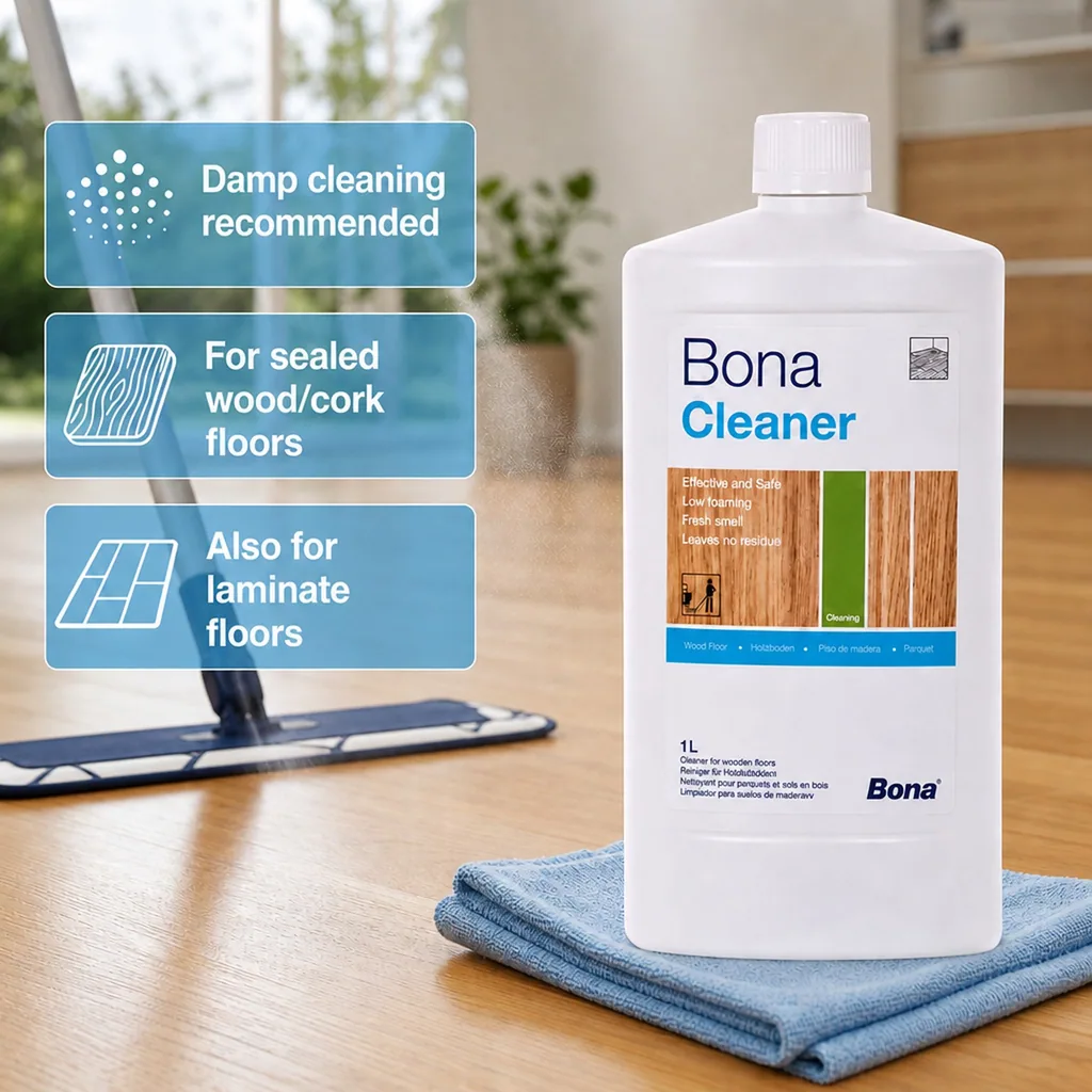 Floor Cleaner 1 Liter, Floor Cleaning Solution, Wood Floor Cleaner