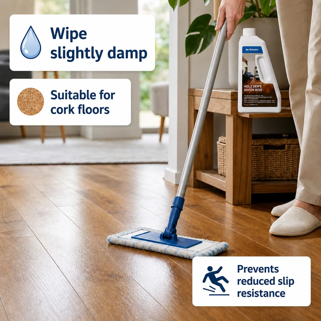 Wood Floor Cleaner, Wood Soap 750ml, for oiled and waxed wood and cork floors