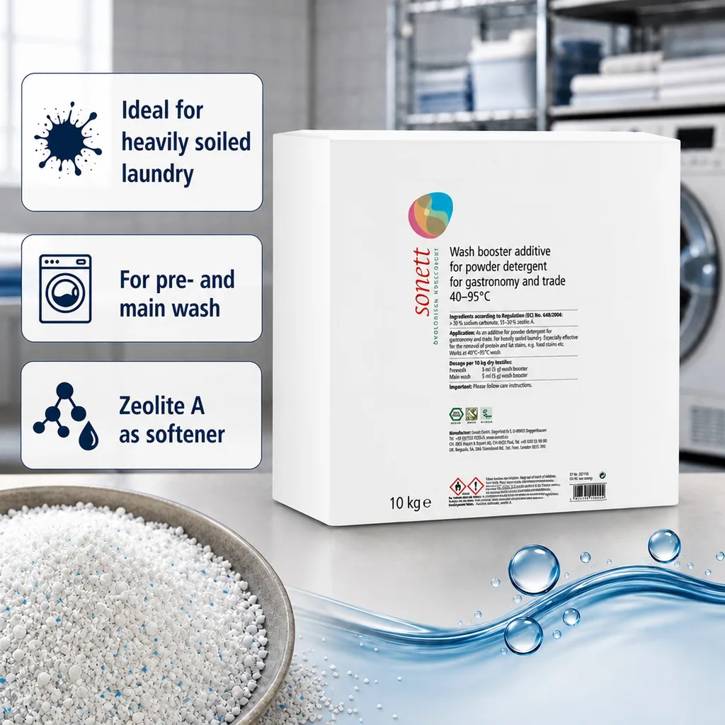 Laundry Booster 10 kg, Laundry Detergent Booster, Laundry Additive, Commercial/Industrial Use